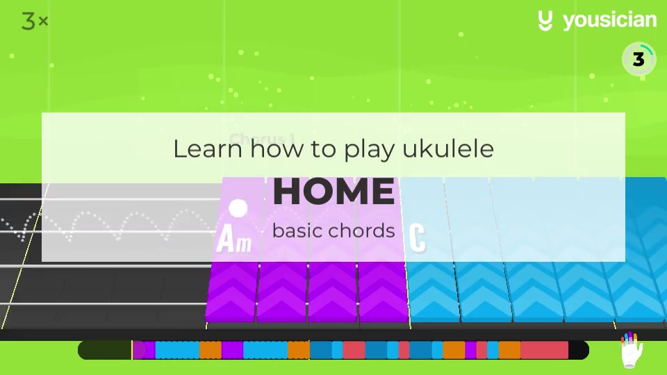 Learn how to play Home on Ukulele Yousician