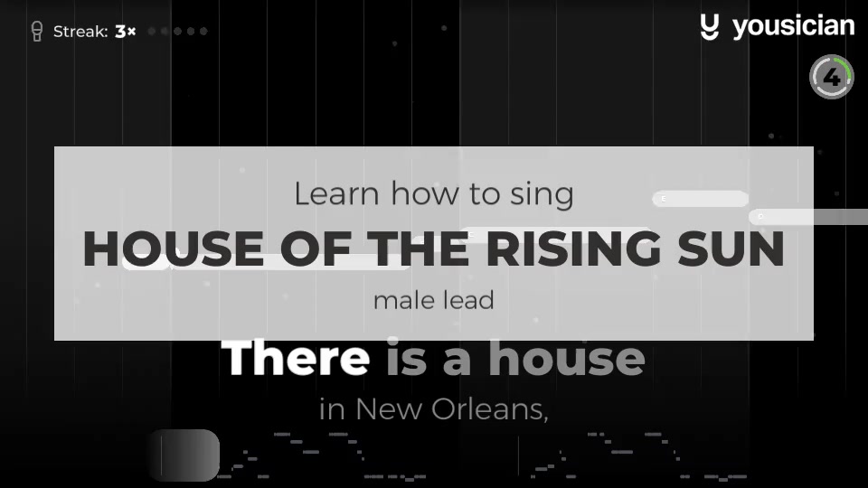 Learn how to sing House Of The Rising Sun | Yousician