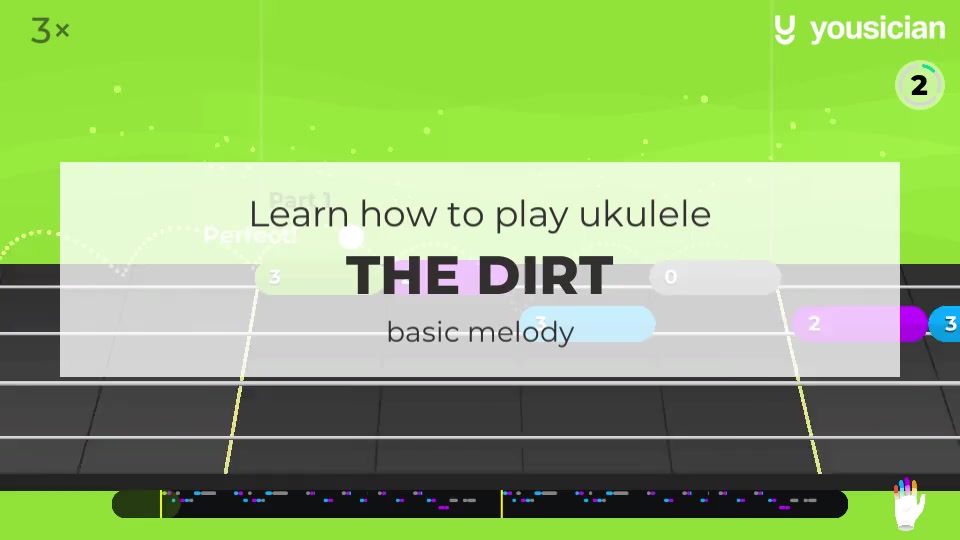 Learn how to play The Dirt on Ukulele Yousician
