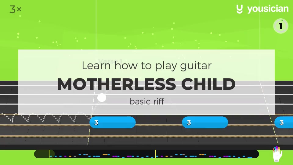 Learn how to play Motherless Child on Guitar Yousician