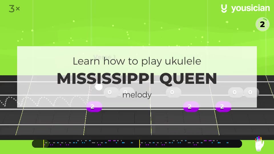 Learn how to play Mississippi Queen on Ukulele Yousician