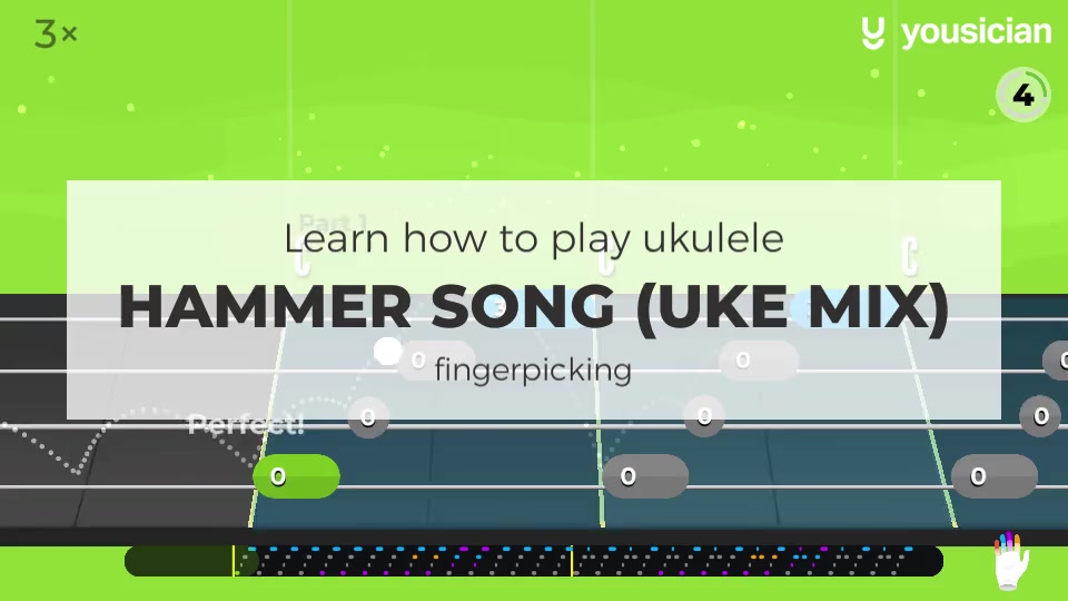 Learn how to play Hammer Song (uke mix) on Ukulele Yousician
