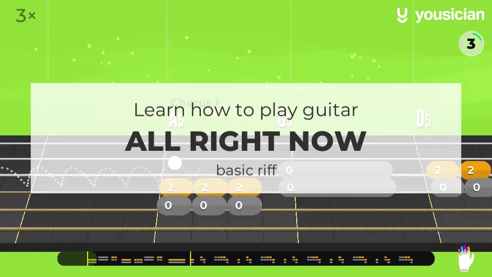 Learn how to play All Right Now on Guitar | Yousician
