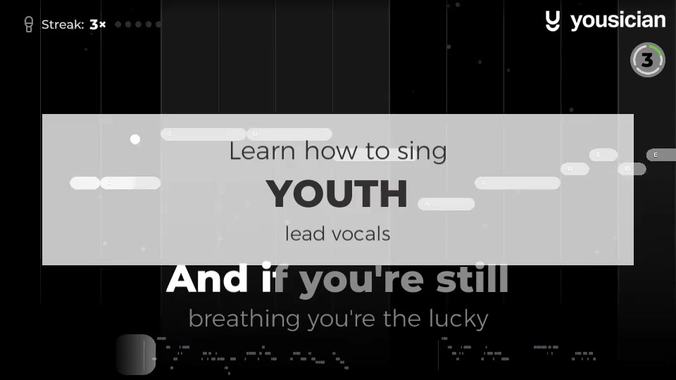 Learn how to sing Youth | Yousician