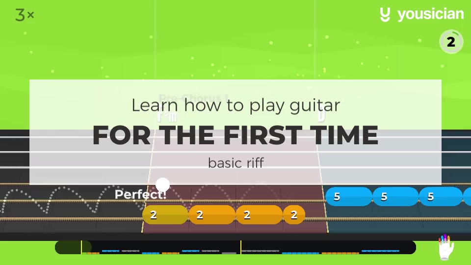 Learn how to play For The First Time on Guitar | Yousician