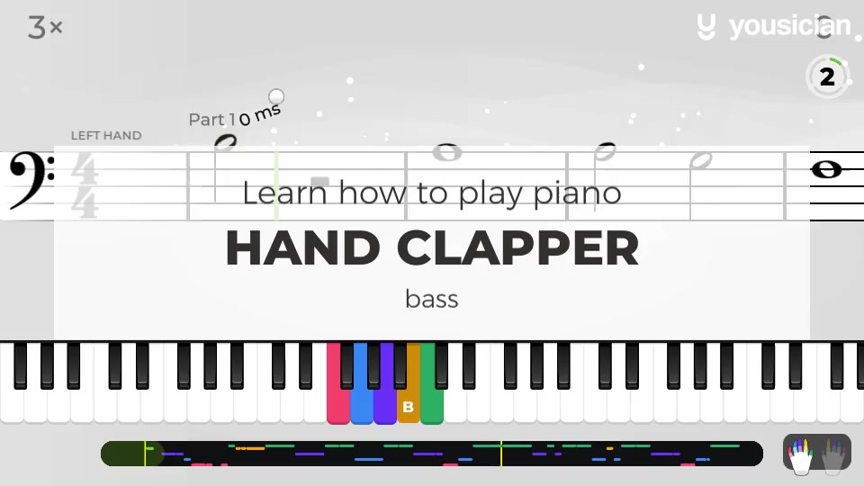 Learn how to play Hand Clapper on Piano | Yousician