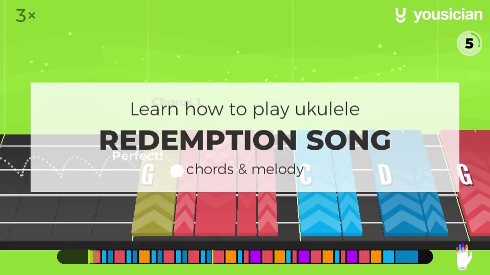 Learn How To Play Redemption Song On Ukulele Yousician Learn How To Play Redemption Song On Ukulele Yousician