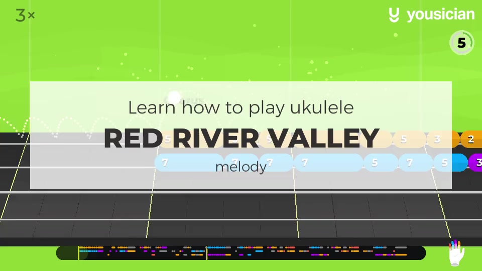 Learn how to play Red River Valley on Ukulele Yousician